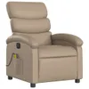 vidaXL Massagesessel Elektrisch Cappuccino-Braun Kunstleder Produktbild-Vorschau 4
