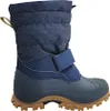 A single blue winter boot for children is shown against a white background. Voir les images du produit