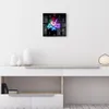 DEQORI Glasuhr 30x30 cm Zahlen 'Neon Gaming Symbole' Produktbild-Vorschau 3