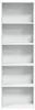 vidaXL Regał biały 60x30x189 cm Materiał drewnopochodny Podgląd zdjęcia produktu 4