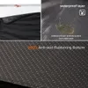 A collage of images showing different features of a dog bed, including its waterproof layer and anti-skid bottom. Náhled obrázku produktu