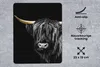 MuchoWow® Mauspad Mousepad Schottischer Highlander - Horn - Produktbild-Vorschau 2