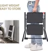 Składany stołek 2 stopnie Drabina Stołek do 150 kg Czarny Podgląd zdjęcia produktu 4