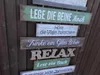Dekoratives Schild Balkonregeln Holz/MDF a. Kordel Geschenk Produktbild-Vorschau 2