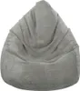 A grey beanbag chair. Voir les images du produit