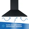 MPM MPM-60-OK-28 Wand-Kaminhaube 348 m³/h Shwarz 60cm Produktbild-Vorschau 6