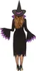 Hexen Halloween Kleid Hut Zauberkunst Mystik Grusel Party Produktbild-Vorschau 3