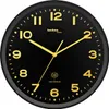 Technoline Funkwanduhr Gold/Schwarz 30cm Ø Kunststoff Produktbild-Vorschau 3