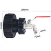 IBC Adapter S100x8 S60x6 , Profi Auslaufhahn IBC Container Produktbild-Vorschau 3