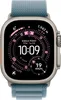 Apple Watch Ultra 3 Titan Natur Alpine Loop Hellblau L Produktbild-Vorschau 1