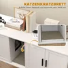 Katzenklo-Schrank Katzenhaus mit Tür Trennwand Produktbild-Vorschau 7