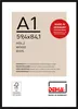 A product image of a picture frame with labels and logos. Anteprima dell’immagine prodotto