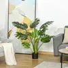 HOMCOM künstliche Pflanzen 110 cm künstlicher Monstera Produktbild-Vorschau 2