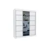 Schwebetürenschrank MARIKA 180 cm – Kleiderschrank mit Produktbild-Vorschau 3