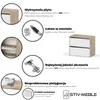 STIV Meble | Szafka na buty 3-modułowa z klapami | Dąb Podgląd zdjęcia produktu 3