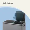 Kbel na odpad 60 litrů se dvěma oddíly, odnímatelnými Náhled obrázku produktu 9