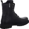 A black Panama Jack boot shown from the side. Voir les images du produit