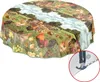 Tischdecke Wachstuch Tiere Grün Robust Wasserabweisend Rund Produktbild-Vorschau 2