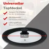 Alpina Pokrywa szklana z silikonową obręczą śr. 24-28 cm Podgląd zdjęcia produktu 2