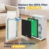 INF 2er-Pack Filter Set kompatibel mit COWAY AP-1019C, HEPA Produktbild-Vorschau 3