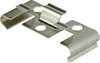 Three metal clips are arranged on a white background. Produktbild-Vorschau
