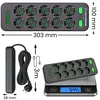 PANTHERISE DUAL LINE 1041 Steckdosenleiste 15in1 10×230V Produktbild-Vorschau 2