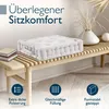 Beautissu Bodenkissen Sitzkissen Mila, 50x50cm, Natur Produktbild-Vorschau 3