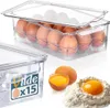 Rangement pratique pour œufs avec couvercle - peut contenir Voir les images du produit 13
