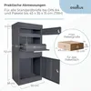 Paketbox XL Briefkasten Standbriefkasten mit Pflanzdach Produktbild-Vorschau 3