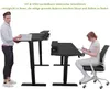 A man and a woman are shown using height-adjustable desks in different configurations. Anteprima dell’immagine prodotto