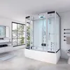 HOME DELUXE - Dampfdusche DIAMOND - Weiß, Maße: 170 x 90 x Produktbild-Vorschau 2