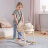 howa Puppenwiege aus Holz mit herausnehmbaren Produktbild-Vorschau 4