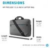 HP Prelude - Notebook-Tasche - 39.6 cm - 13.3" - 15.6" - Produktbild-Vorschau 2