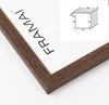 FRAMAI® Bilderrahmen 40x50 Braun MDF Umweltfreundlichem Produktbild-Vorschau 5
