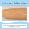 2er Set Kissenhülle 40x40 cm orange pflegeleicht mit Produktbild-Vorschau 4