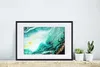 MuchoWow® Gerahmtes Poster Marmoroptik - Blau - Gold - Produktbild-Vorschau 4