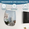 Designové asymetrické zrcadlo Albatros 75 x 55 cm nástěnné Náhled obrázku produktu 6