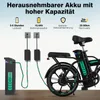 HITWAY E-Bike, Elektrofahrrad 16" Klapprad 36V 10.4Ah  Produktbild-Vorschau 3
