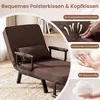 Kostway rozkládací křeslo s funkcí lůžka, rozkládací Náhled obrázku produktu 6