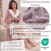 CalmyLIFE Badjas dames, pluizig ochtendjas - met Productafbeelding-voorbeeld 2