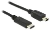 DeLOCK 0.5m, USB2.0-C/USB2.0 Mini-B, 0,5 m, Mini-USB B, USB Podgląd zdjęcia produktu 2