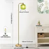 Lampadaire rétro en verre 170cm Lampadaire avec Voir les images du produit 5