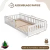 Crazy Pine Lit d'enfant 80x160 cm - Lit de sol Montessori Voir les images du produit 3