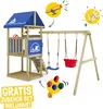 Wieża zabawowa Wickey DinkyHouse ze zjeżdżalnią i podwójną Podgląd zdjęcia produktu 2