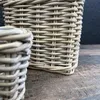 Rattan Pflanzkorb Set 3 Stück Natur – Übertopf / Blumentopf Produktbild-Vorschau 10
