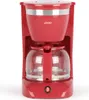 A red Livoo coffee maker is shown against a white background. Voir les images du produit