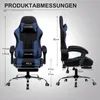 GTPLAYER Bürostuhl Gaming Stuhl Stoff Gaming Sessel Produktbild-Vorschau 5