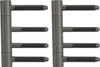 Coppia di maniglie AXUM 9300, in 3 parti, per ante in legno Anteprima dell’immagine prodotto 1