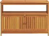 vidaXL Záhradný konzolový stôl 110x35x75 cm Masívne drevo Náhľad obrázku produktu 5