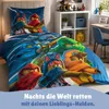 Lego Ninjago Bettwäsche 2-teilig 135x200 80x80 cm aus 100% Produktbild-Vorschau 7